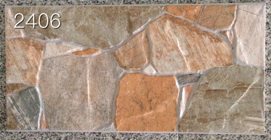 Stone Glazed 200 X 400 Wall Tiles Exterior Rectangular   Plain Cultural